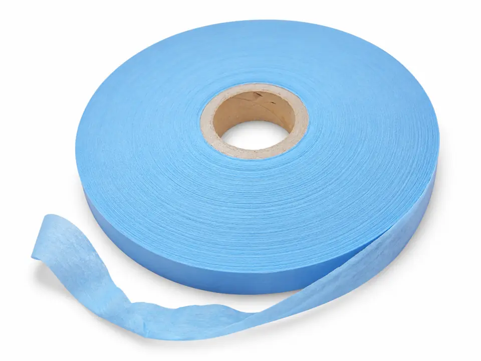 Blue ADL nonwoven roll